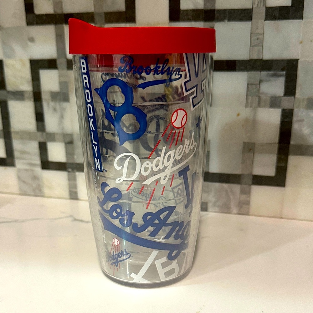 Tervis Dodgers Tumbler with Red Lid